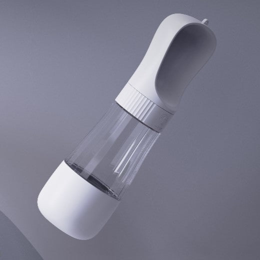 Pet Cat Dog Travel Water Bottle with Food Container (330m/320+170ml)