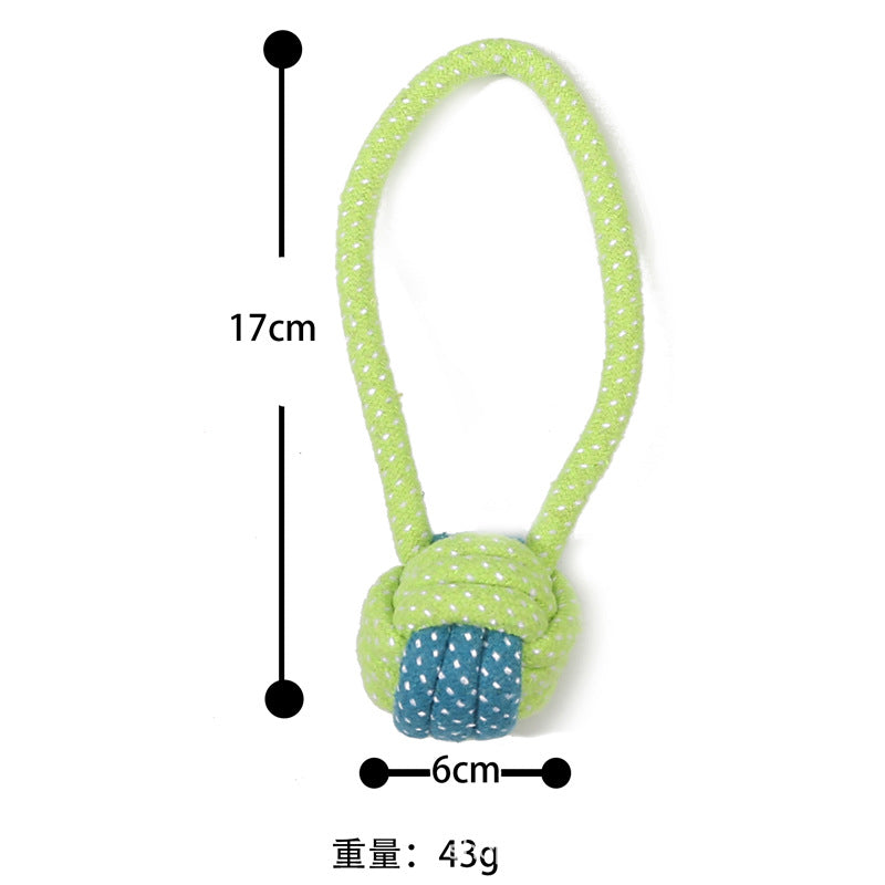 Dog Rope Chewing Toy Set (1 Set 5 Pcs) Tug of War