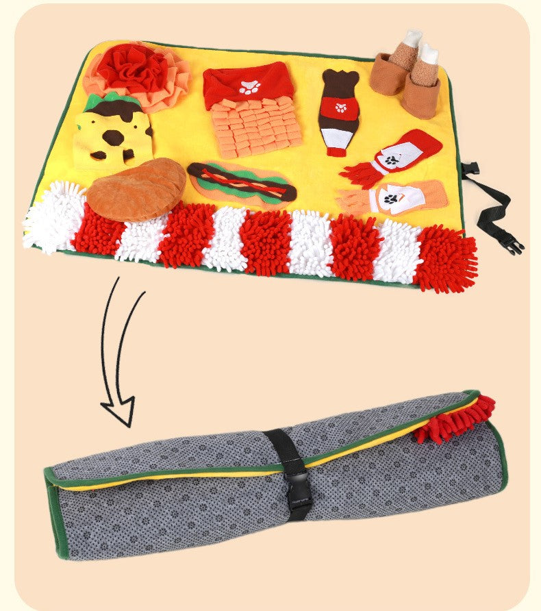 Dog Snuffle Mat - Burger Combo
