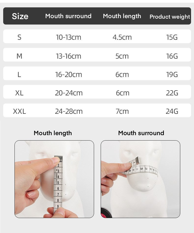 Dog Soft and Breathable Nylon Muzzle Mouthguard