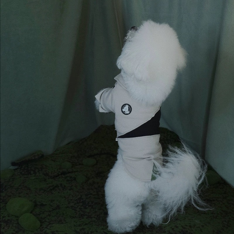 Dog Hoodie - Stylish Colour-blocked Design