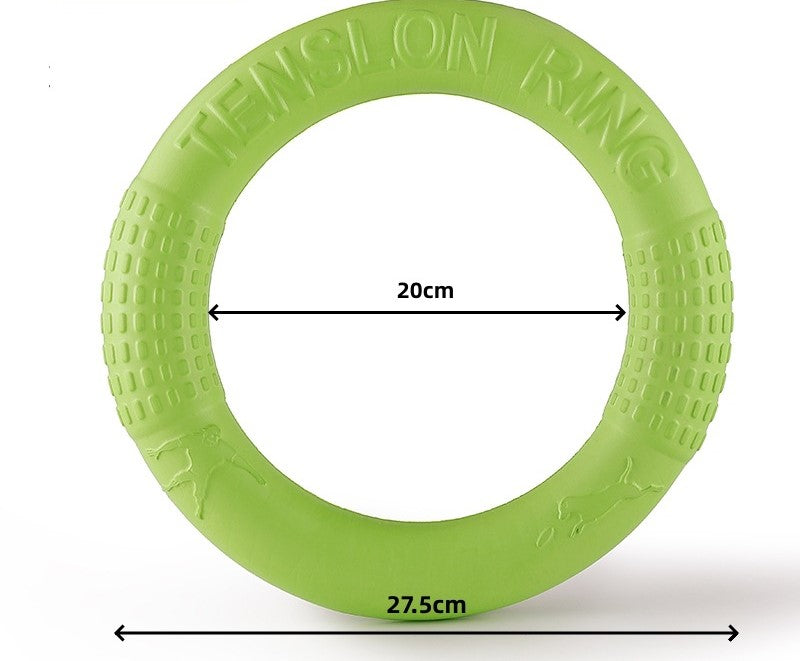 Chew Ring and Flying Disc Dog Training Toy