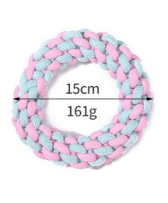 Dog Rope Chewing Toy - Doughnut