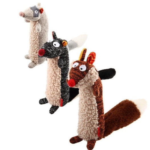 GiGwi Plush Friendz Series Pet Toy (Raccoon, Skunk)