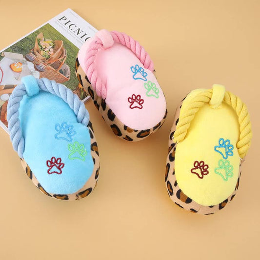 Dog Cotton Rope Chewing Slipper