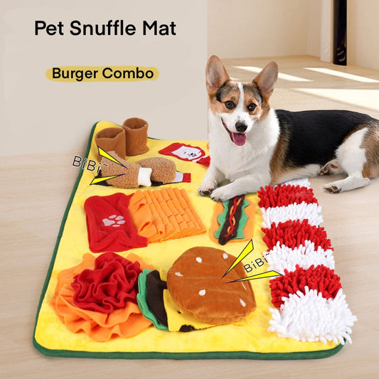 Dog Snuffle Mat - Burger Combo