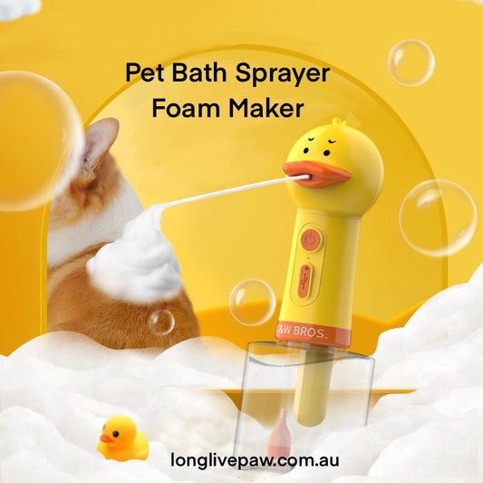 Pet Dog Cat Bath Sprayer and Foam Maker