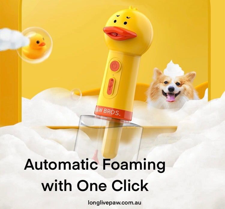 Pet Dog Cat Bath Sprayer and Foam Maker