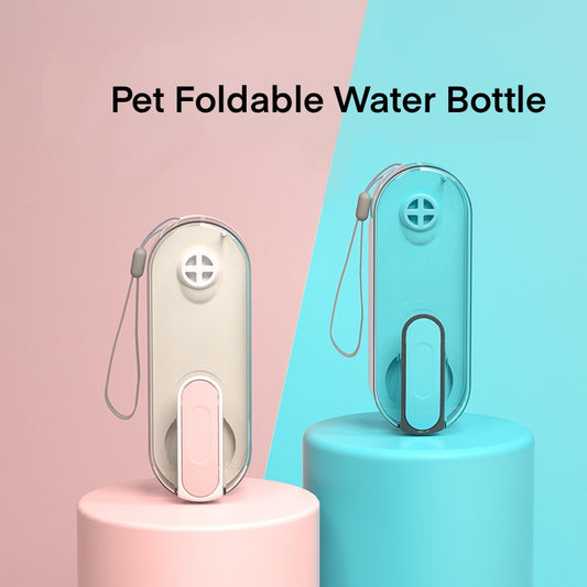 Foldable Pet Cat Dog Travel Water Bottle (350ml)