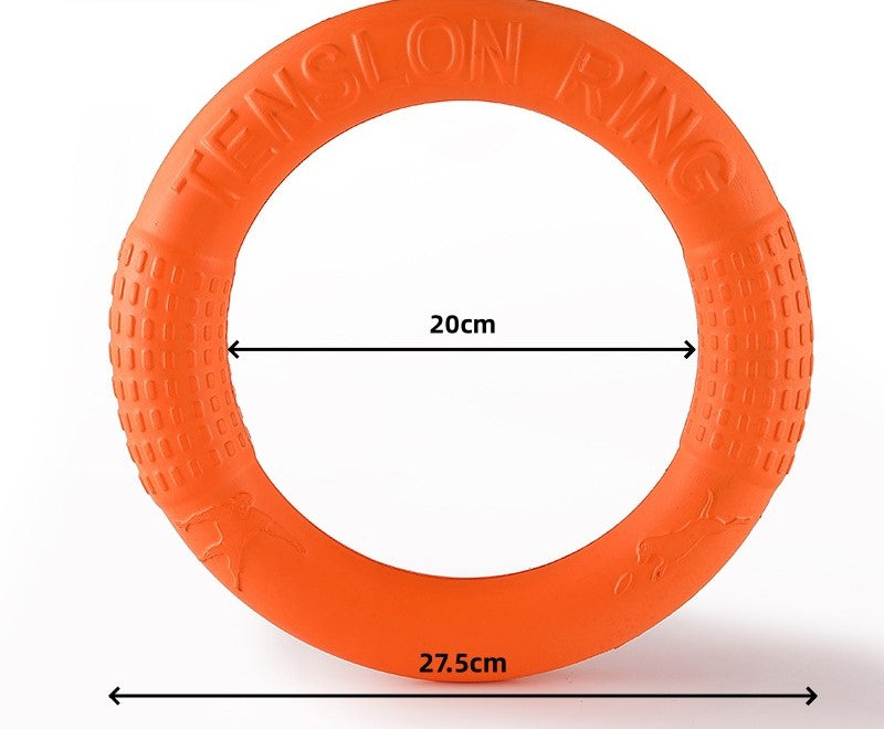 Chew Ring and Flying Disc Dog Training Toy