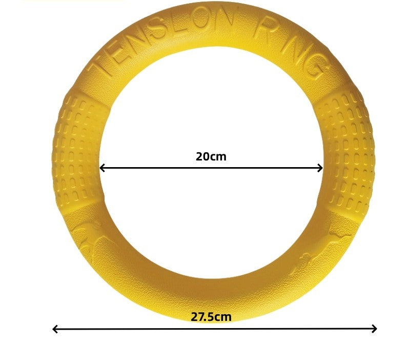 Chew Ring and Flying Disc Dog Training Toy