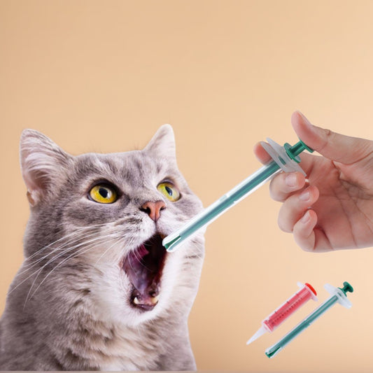 Pet Cat Dog Medicine Feeder 2 PCS, Pill Shooter, No Choking hazards