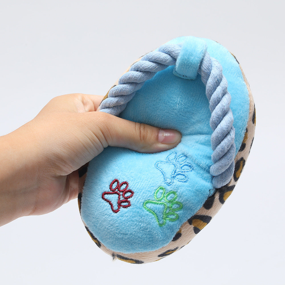 Dog Cotton Rope Chewing Slipper