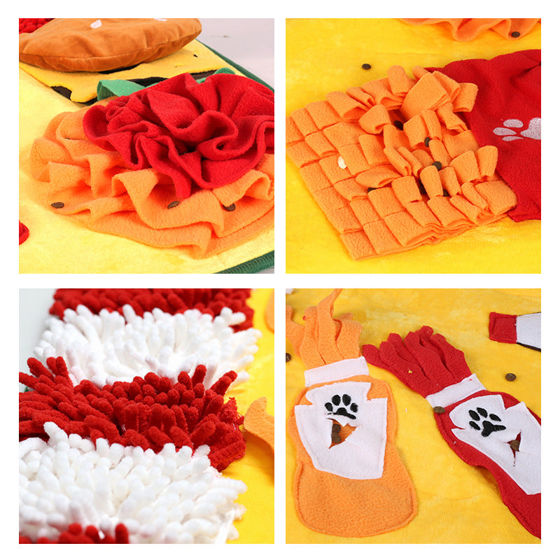 Dog Snuffle Mat - Burger Combo