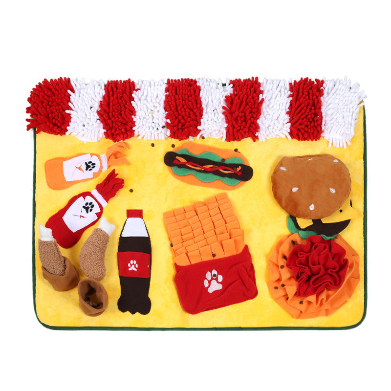 Dog Snuffle Mat - Burger Combo