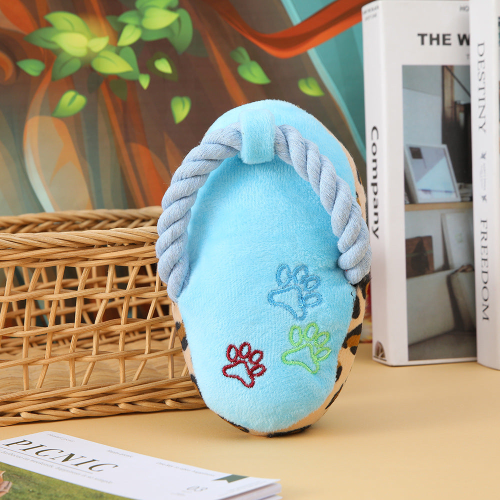 Dog Cotton Rope Chewing Slipper