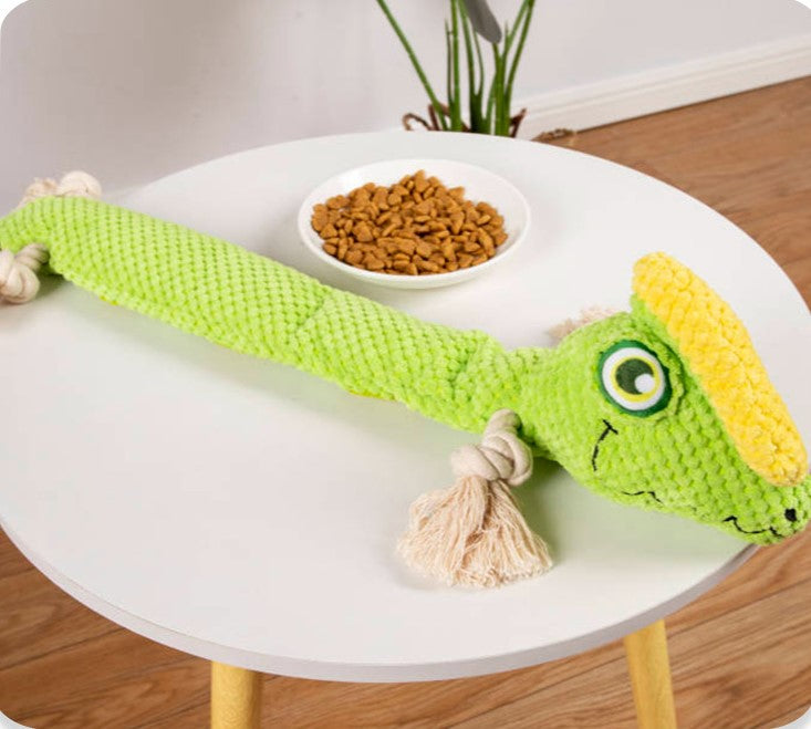 Dog Toys - Stuffed Dog Toy Lizard with Squeaker