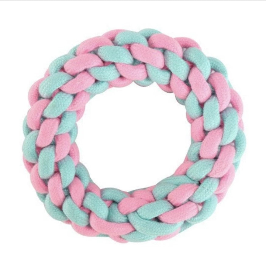 Dog Rope Chewing Toy - Doughnut
