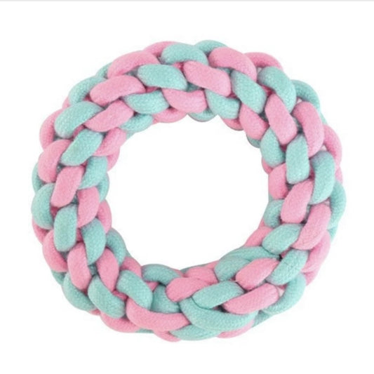 Dog Rope Chewing Toy - Doughnut